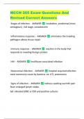 MCCN 205 Exam Questions And  Revised Correct Answers 