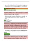 NUR 2212 Multi-System &lpar;heart&sol;vent&rpar;&period; Questions&comma; Answers&comma; and the Rationale&period; Top Grade All Correct