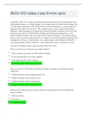 Exam (elaborations) MANAGEMENT 482 (BUSI 472-ENRON CASE