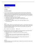 Exam (elaborations) Nursing Theory III (NURS 1385) test bank 2020