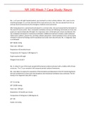 NR 340 Week 7 Case Study&colon; Neuro