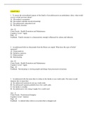  NURSING NUR 3672 OB EXAM 1 PRACTICE WITH QUESTIONS AND ANSWERS 