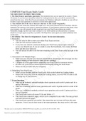 COMP230 Final Exam Study Guide