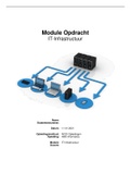 Moduleopdracht IT Infrastructuur - NCOI HBO Bachelor Informatica - Cijfer 8,5 - Incl. Feedback