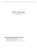 CVRM uitwerkingen colleges en dieetrichtlijnen: Metabool Syndroom  