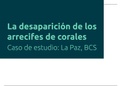 Investigación sobre el estado de los corales en La Paz, B.C.S.