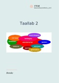 Samenvatting lessen Taallab 2 
