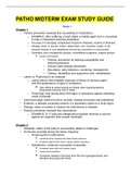 PATHO GE CAPSTON- PATHO MIDTERM EXAM STUDY GUIDE&period;