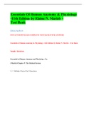  Essentials Of Human Anatomy & Physiology -11th Edition by Elaine N. Marieb – Test Bank