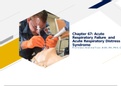 Nursing 480&colon; Chapter 67&colon; Acute Respiratory Failure and Acute Respiratory Distress Syndrome&period; Study Guide&period;