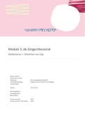 Tentamen Module 3&colon; Afstemmen van zorg&period; Cijfer 8&comma;1