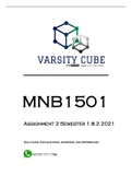 MNB1501 Assignment 1 & 2 Semester 1 & 2 2021 