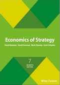 Summary (short): Economics of Strategy (7th Edition)