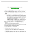 NR 503 Week 7 Discussion-Global and Environmental Health; Measles Outbreaks Globally (Initial Post, Faculty- Peer Responses)