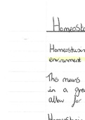 Communication and Homeostasis Topic Summary - OCR Biology A Level
