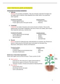 Plant biology summary - year 2 term 3 