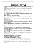 latest  MDA 224 2019 HESI EXIT V2