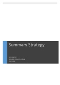 Samenvatting  International Strategy