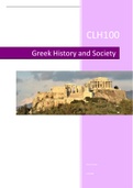 First Semester Study Notes for Greek History and Society