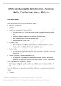 RNSG 1301 Raising the Bar for Success&lowbar;Functional Ability&lowbar;First Semester 2020 - El Centro&period;