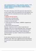 HESI&sol; SAUNDERS MODULE 7 &colon;BASIC CARE AND COMFORT EXAM  2024-2025 NEWEST&excl;&excl;&excl; ACTUAL COMPLETE QUESTIONS AND  CORRECT ANSWERS WITH RATIONALES &lpar;VERIFIED ANSWERS &rpar;  ALREADY GRADED A&plus;&period;
