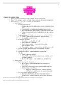 NR 291 PHARMACOLOGY  STUDY GUIDE EXAM 4 WITH ANSWERS