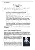 Essay Unit 5- Perceptions of Science - The nature of science - P1, M1 & D1