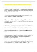 DOD MANDATORY CONTROLLED UNCLASSIFIED INFORMATION &lpar;CUI&rpar; TRAINING EXAM 2024&sol;2025