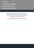MTE1502 - Assignment 04 - Portfolio