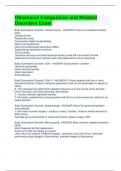 Obsessive Compulsive and Related Disorders Exam