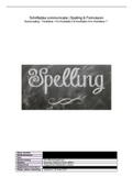 Samenvatting Beter in spelling&comma; ISBN&colon; 9789024421589  Schriftelijke communicatie