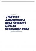 TMS3720 Assignment 4 2024 &lpar;235217&rpar; - DUE 12 September 2024
