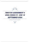 TMS3720 Assignment 4 2024 &lpar;235217&rpar; - DUE 12 September 2024