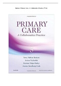 TEST BANK for Primary Care - A Collaborative Practice, 5th Edition_Terry Buttaro | Primary Care A Collaborative Practice_ALL 250 CHAPTERS with Questions and Answers with Rationale