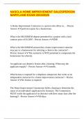 NASCLA HOME IMPROVEMENT SALESPERSON MARYLAND EXAM 2024&sol;2025