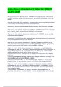 Obsessive-compulsive disorder &lpar;OCD&rpar; Exam 2024