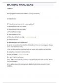 BANKING FINAL EXAM-600&plus; QUESTIONS WITH ALL CORRECT ANSWERS