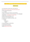 MED SURG 245 {37 Page} Revised NCLEX Study Guide | MED SURG 245 NCLEX Study Guide_UPDATED