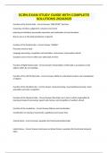 SCRN EXAM STUDY GUIDE WITH COMPLETE SOLUTIONS 2024&sol;2025