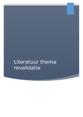 Literatuur leerjaar 3 thema revalidatie