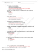 NURs 283 Pathophysiology Quiz 1 Prep Guide