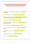 Female Genital System Study Guide Questions&sol; Exam Questions with Correct Answers&sol; Latest 2024&period;