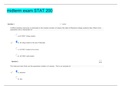 midterm exam STAT 200 QUESTIONS which are correctly answered to booste your grades