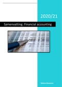 Samenvatting Basisboek Bedrijfseconomie, ISBN: 9789001889173  Financial Accounting (incl. 20+ oefenvragen met antwoord!)