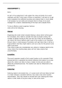 BTEC Business Level 3 Unit 4: Managing an Event (Distinction) FULL ASSIGNMENT