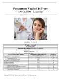 Maternal Nursing 230 Case Studies BUNDLE (Postpartum Vaginal Delivery, Breastfeeding Newborn  and Antepartum)
