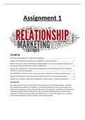 UNIT 11 ASSIGNMENT 1 - Relationship Marketing