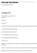 Chapter 29 Osborn, Medical-Surgical Nursing, 2e