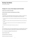Chapter 55: Care of the Patient with HIV/AIDS