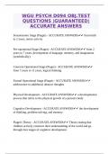 WGU PSYCH D094 OBJ&period;TEST QUESTIONS &vert;GUARANTEED&vert;ACCURATE ANSWERS